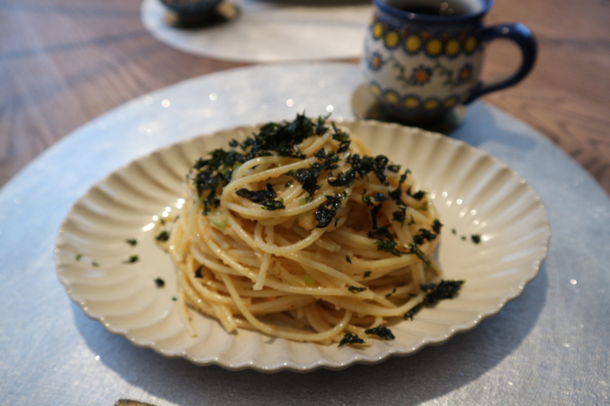 混ぜるだけ！簡単、明太子パスタ！