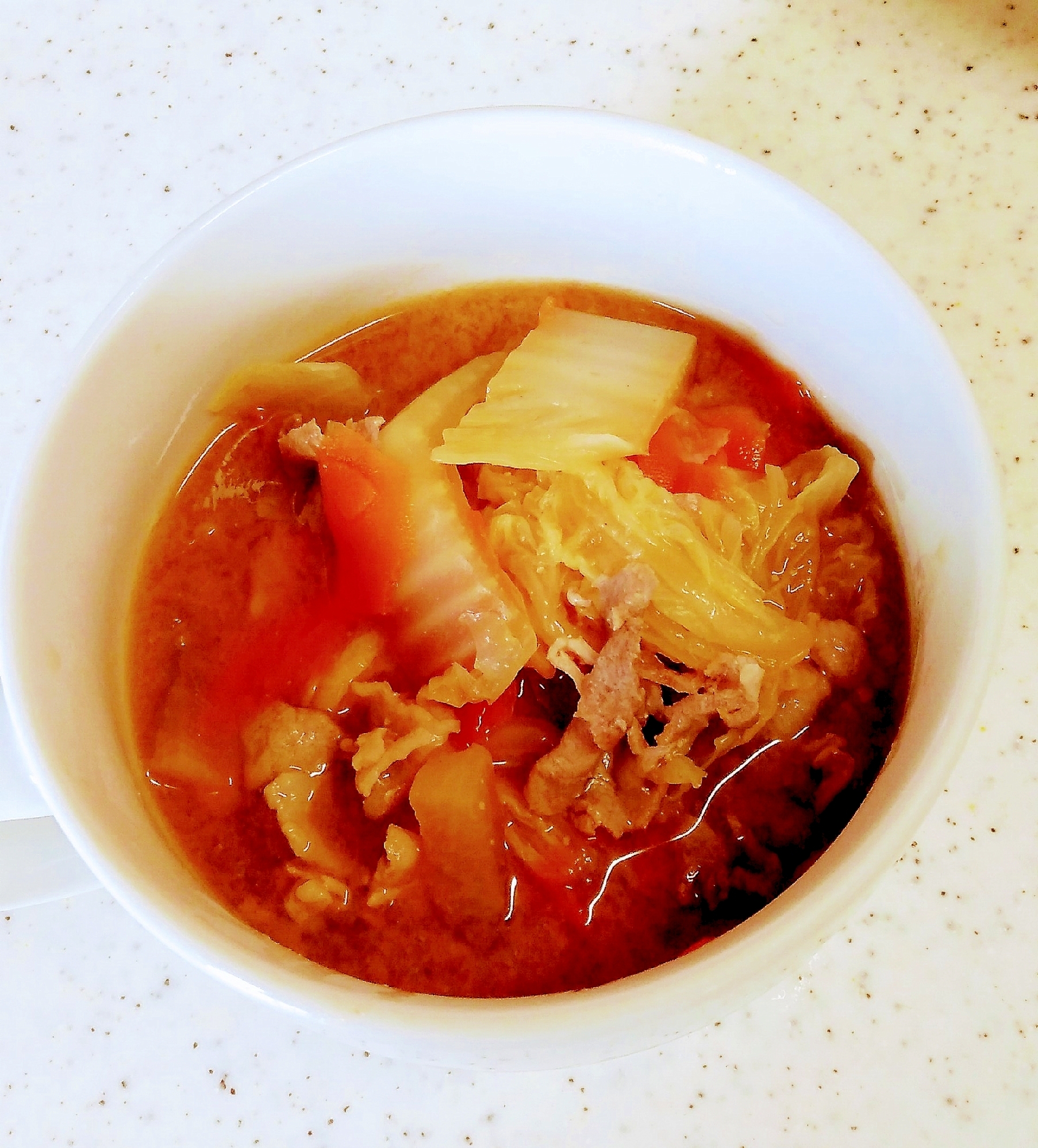 ピリ辛味噌鍋スープ