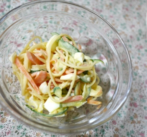 細麺スパゲティサラダ レシピ 作り方 By Kazuhana0816 楽天レシピ