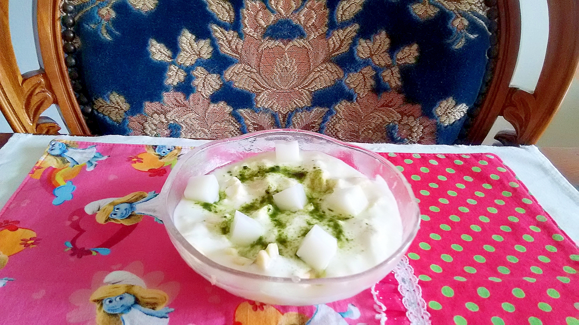 杏仁豆腐とヨーグルト