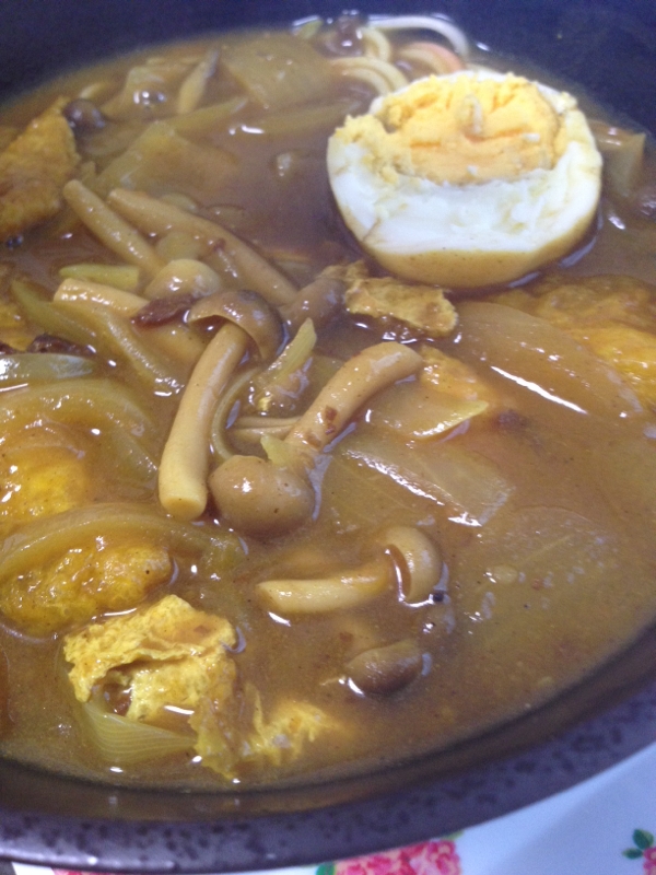 残りカレーで☆カレーうどん