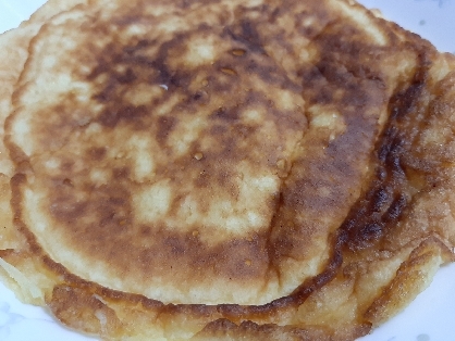 ホットケーキに片栗粉