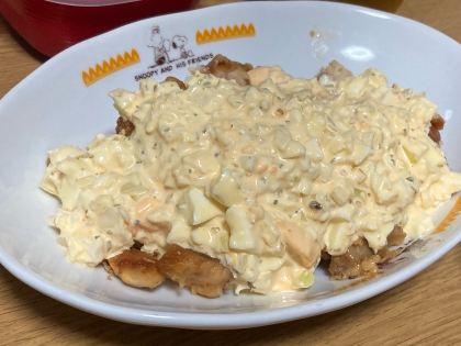 タルタルソースが多すぎましたが...とっても美味しかったです！また作らせて頂きます(*ᴗˬᴗ)⁾