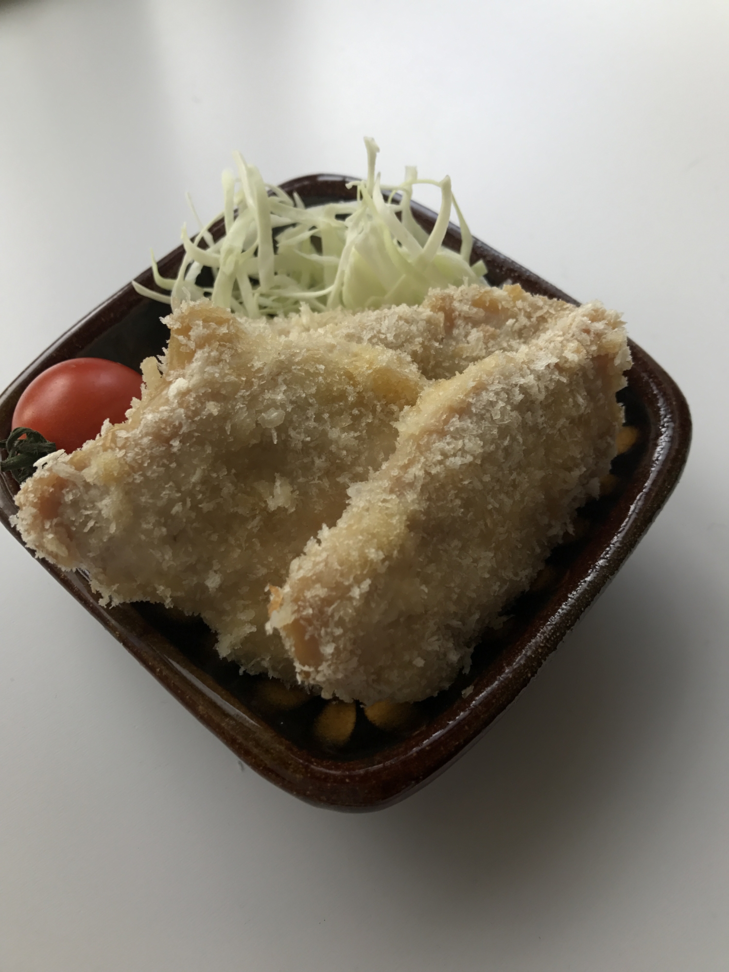 揚げ油なしで揚げずに作る!チキンカツ