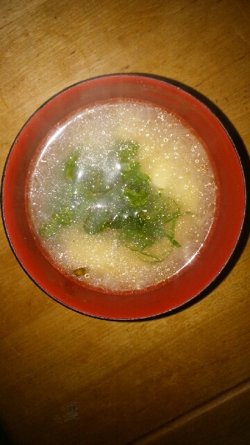 豆腐と大葉の中華スープ