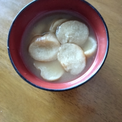 お麩だけの味噌汁