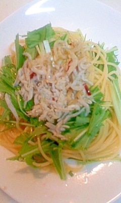 水菜としらすのパスタ レシピ 作り方 By ジョンとポーク 楽天レシピ 水菜としらすのパスタ レシピ 作り方 By ジョンとポーク 楽天レシピ