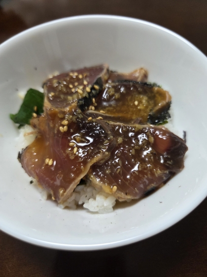 鰹の生姜漬け丼