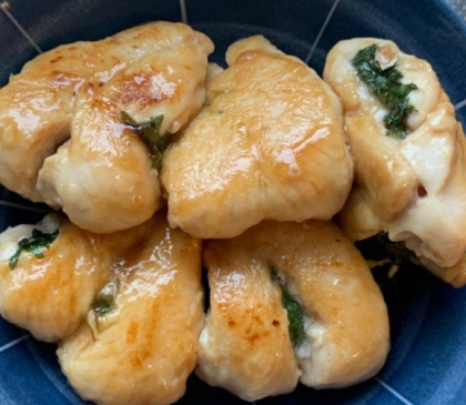 ♦ささみの梅しそ焼き♦