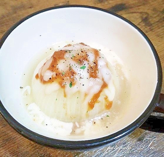 簡単♪ 丸ごと新玉ねぎ 味噌チーズ 蒸し