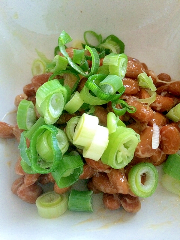 オメガ3を摂ろう!納豆亜麻仁油がけ