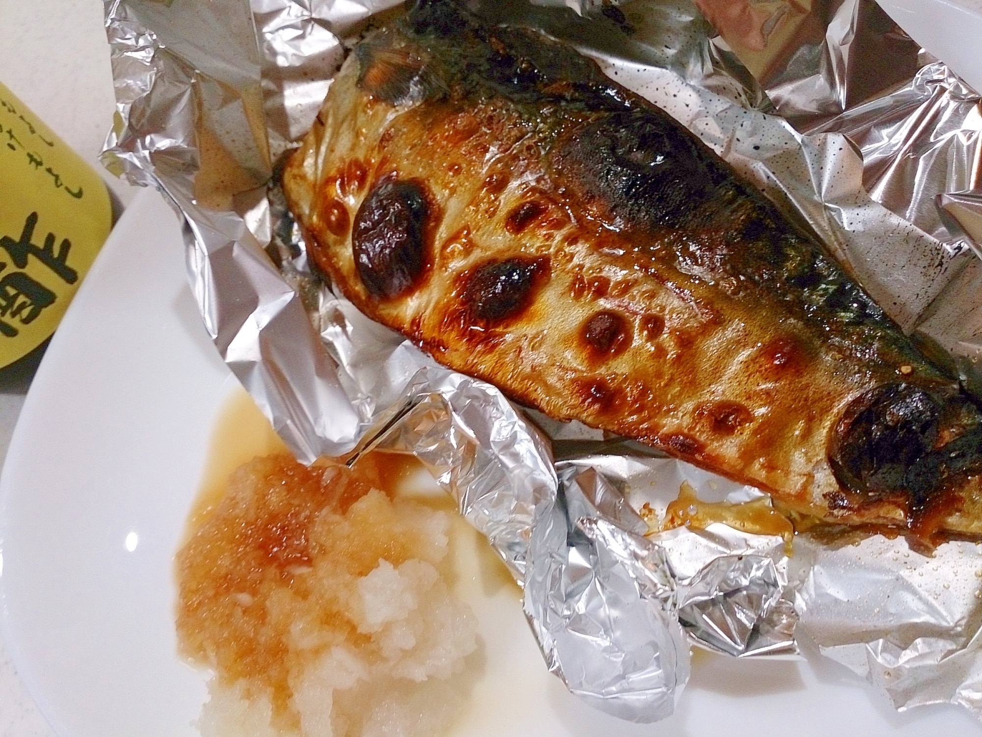 鯖の塩焼き (魚焼きグリル 簡単下処理の方法)