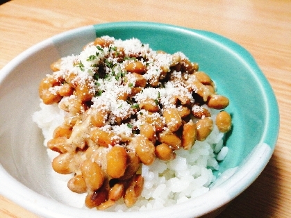 カレー風味♡納豆ご飯