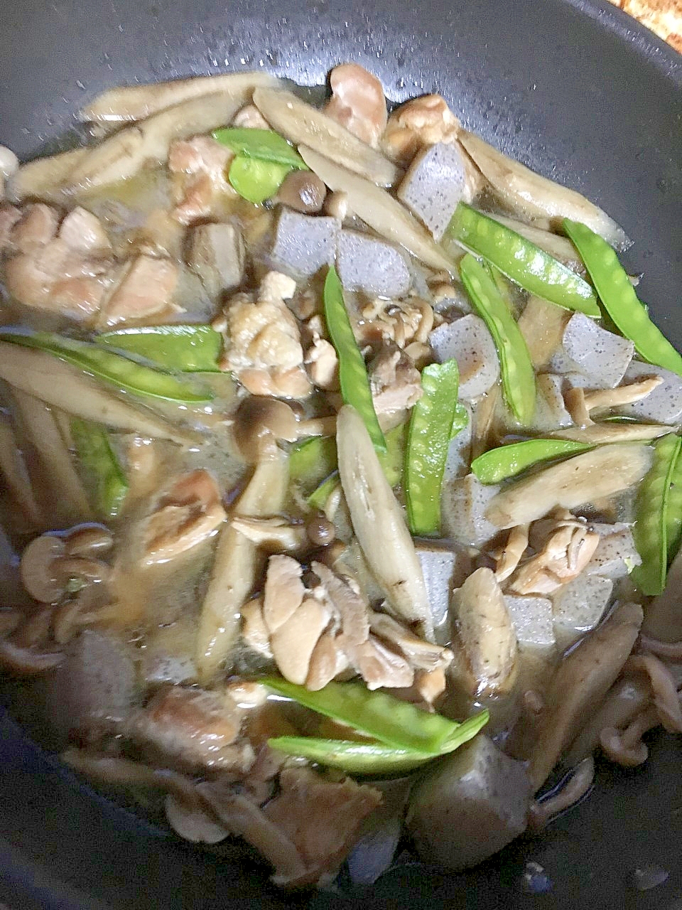 鶏肉と新牛蒡の煮物