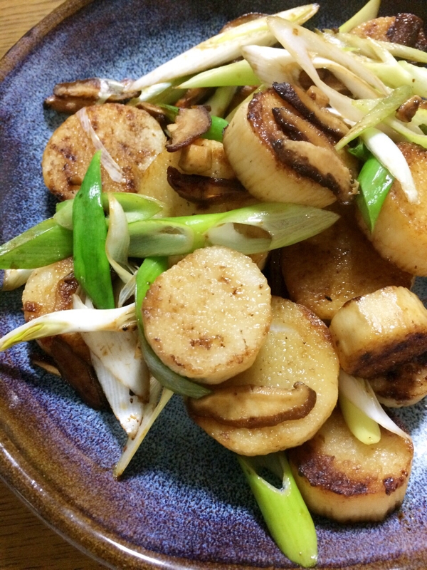 長芋としいたけのバターポン酢炒め レシピ 作り方 By はるっちじゅんじ 楽天レシピ