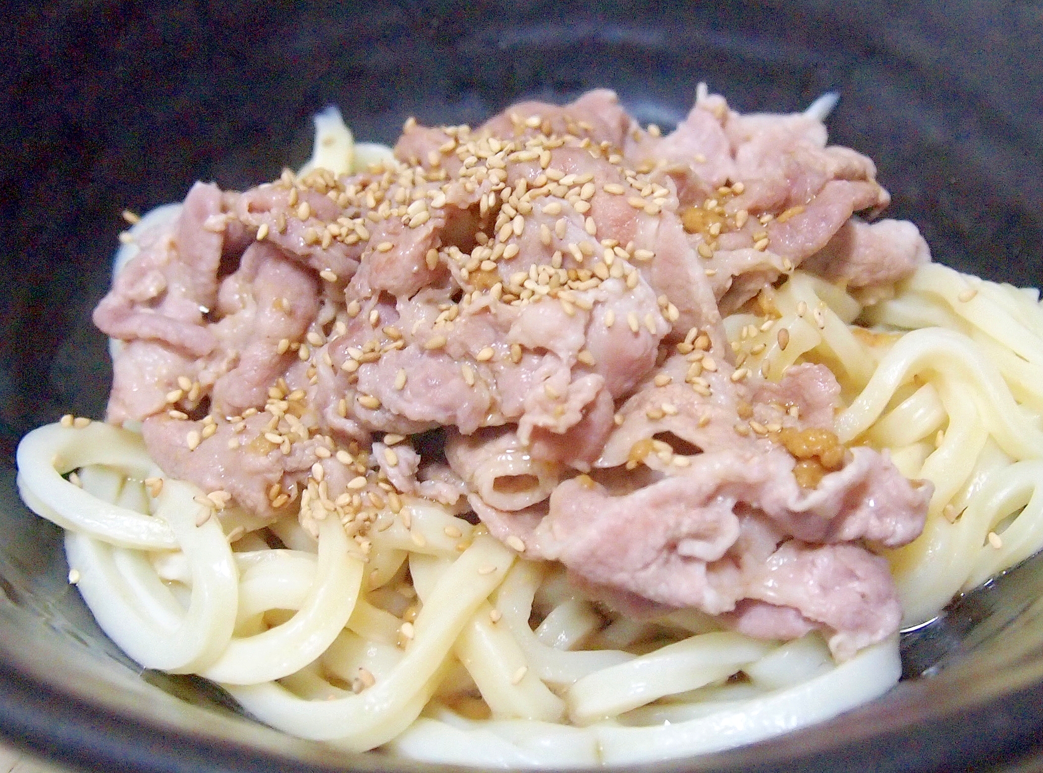 豚しゃぶごまだれうどん