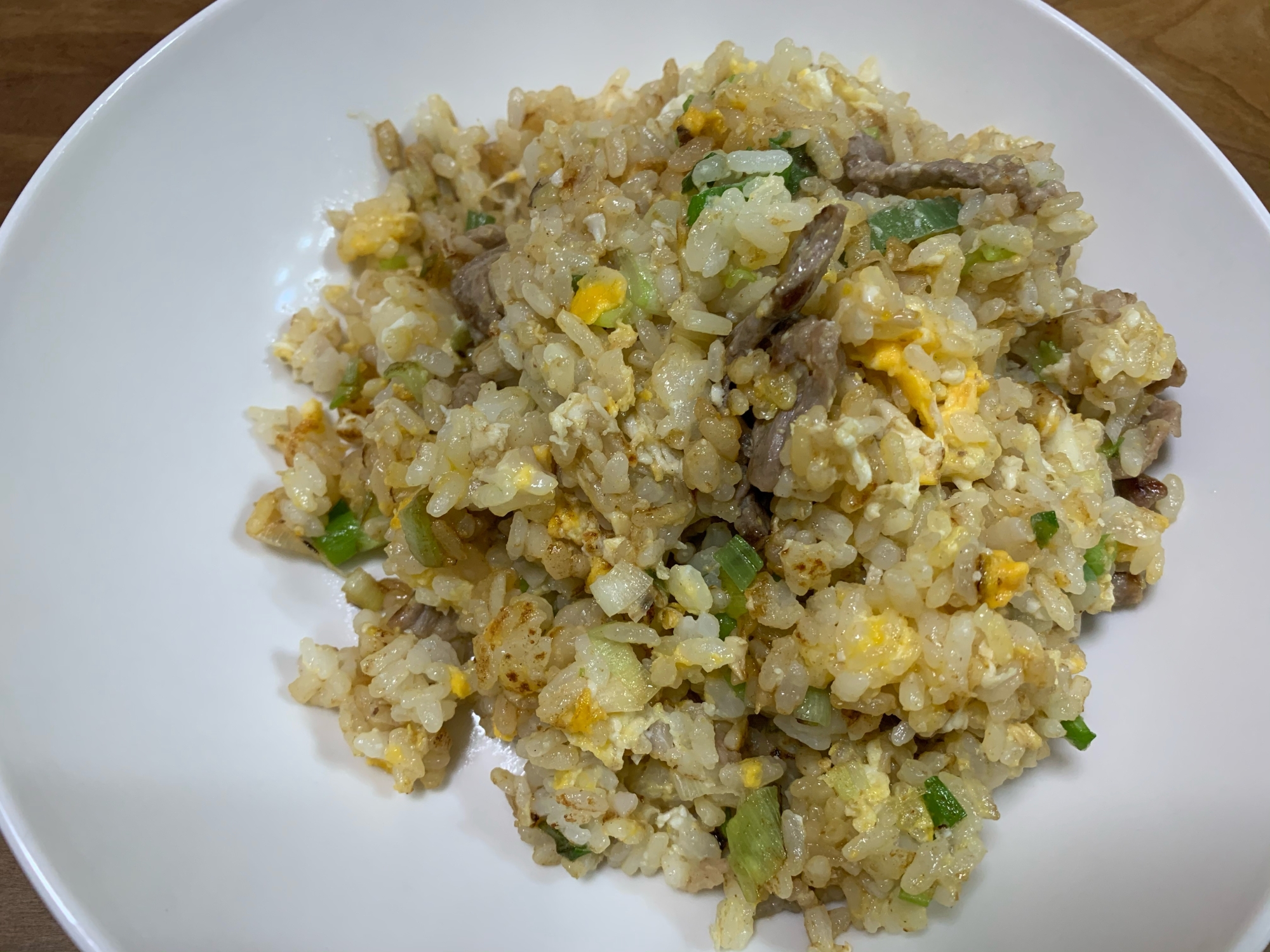 コリアンダーと醤油のチャーハン