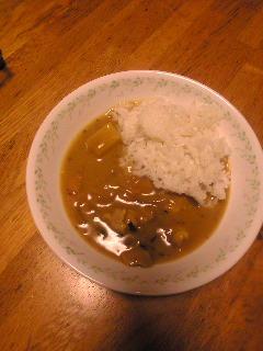 カレー粉で作るカレーライス