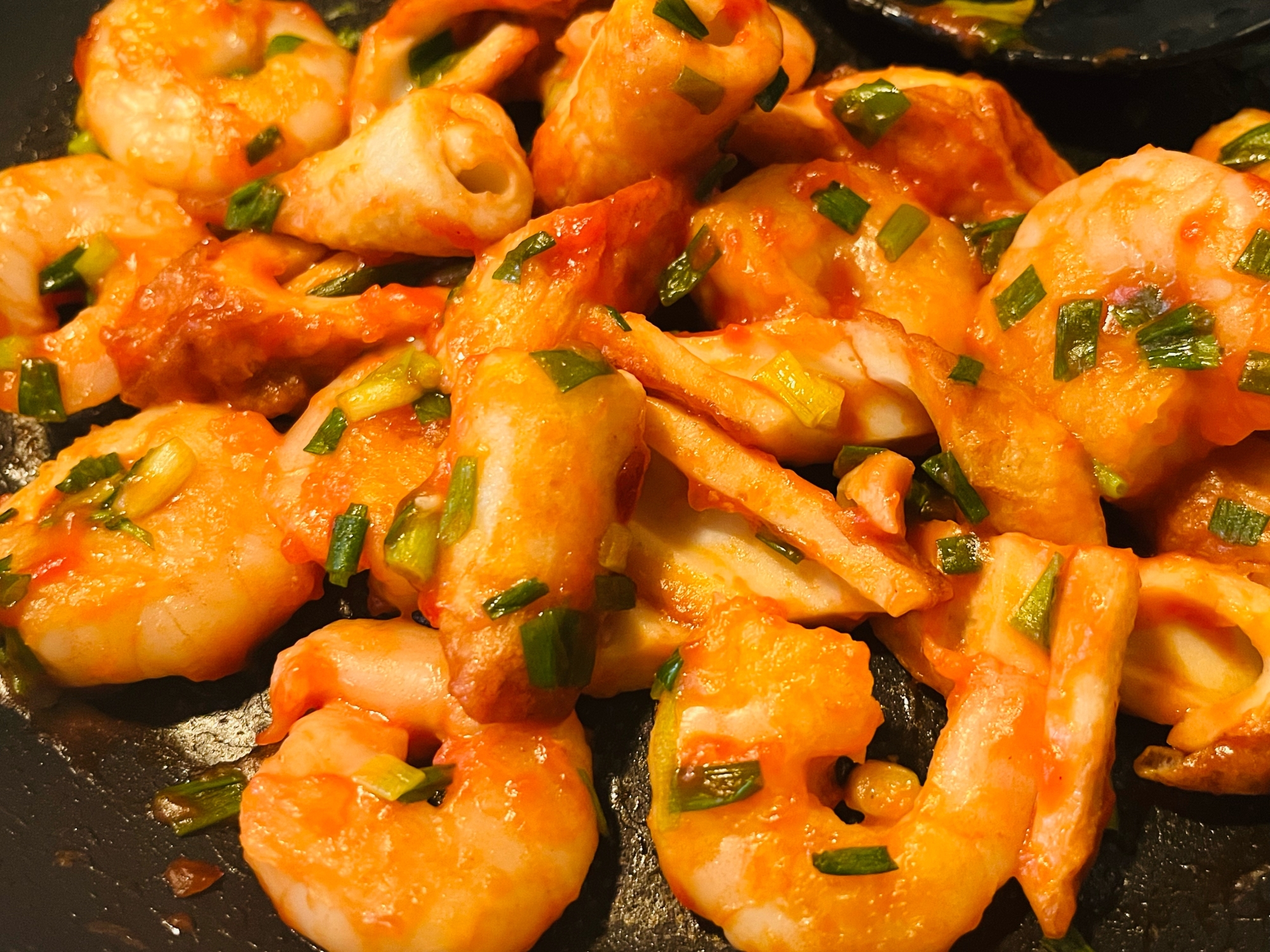 ちくわでかさ増し·͜· ᕷエビチリ