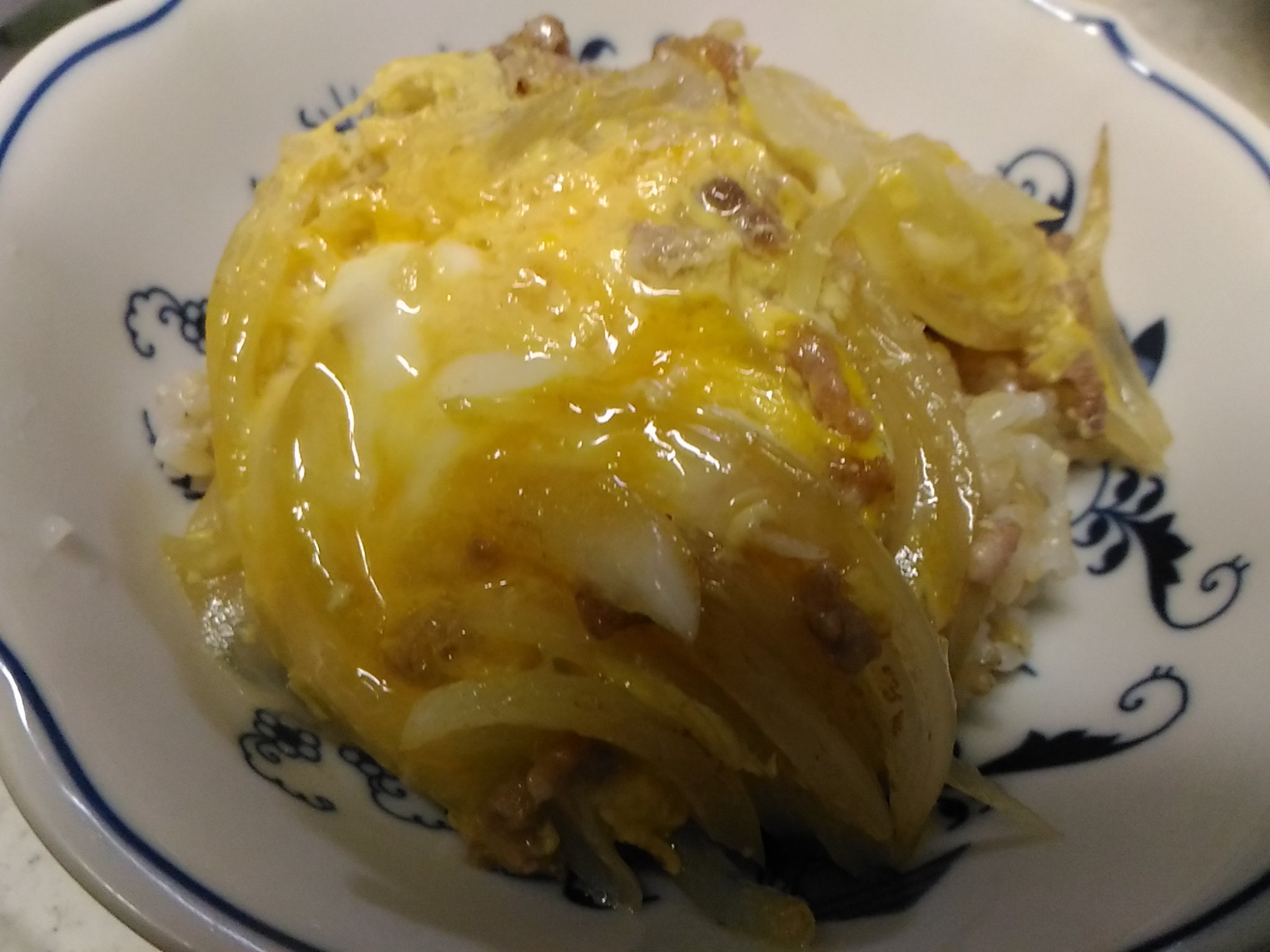 他人丼♥豚挽き肉で