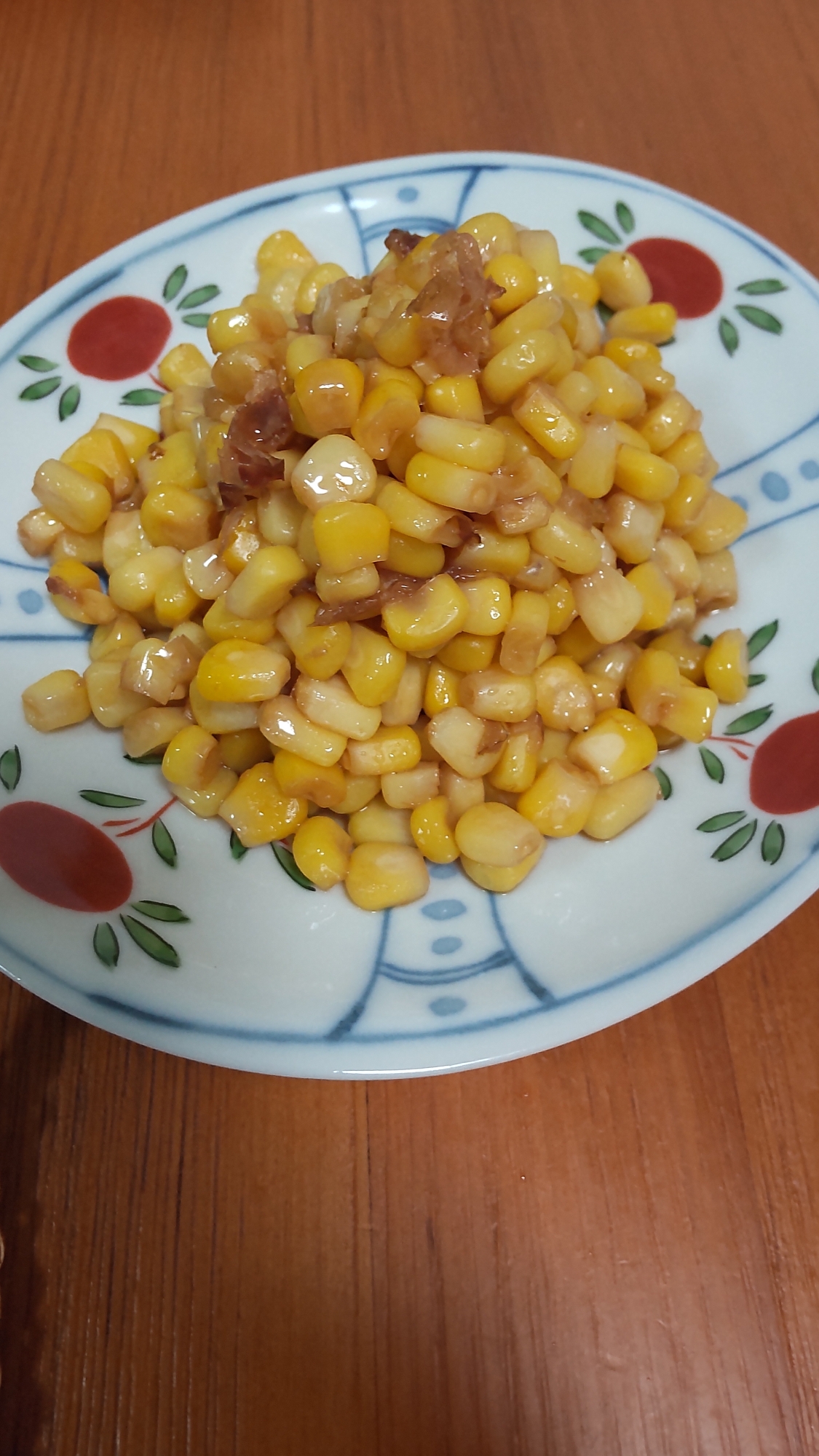ホールコーンのおかか醤油炒め☆