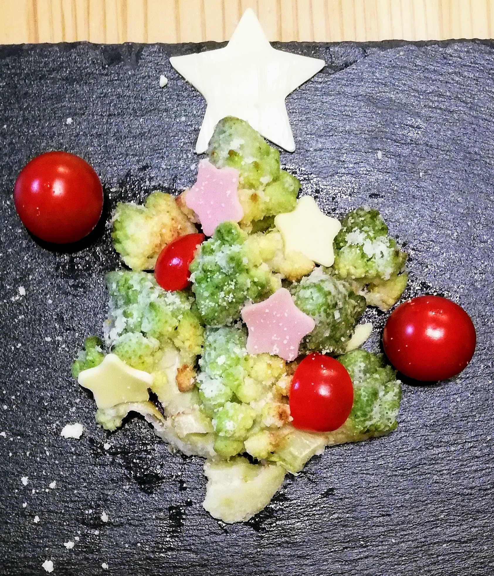 ロマネスコのクリスマスツリー✩.*˚