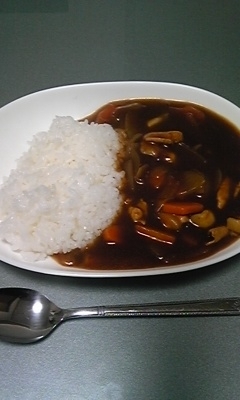 奮発してディナーカレーを使いました！おいしいです！ありがとうございました(^O^)