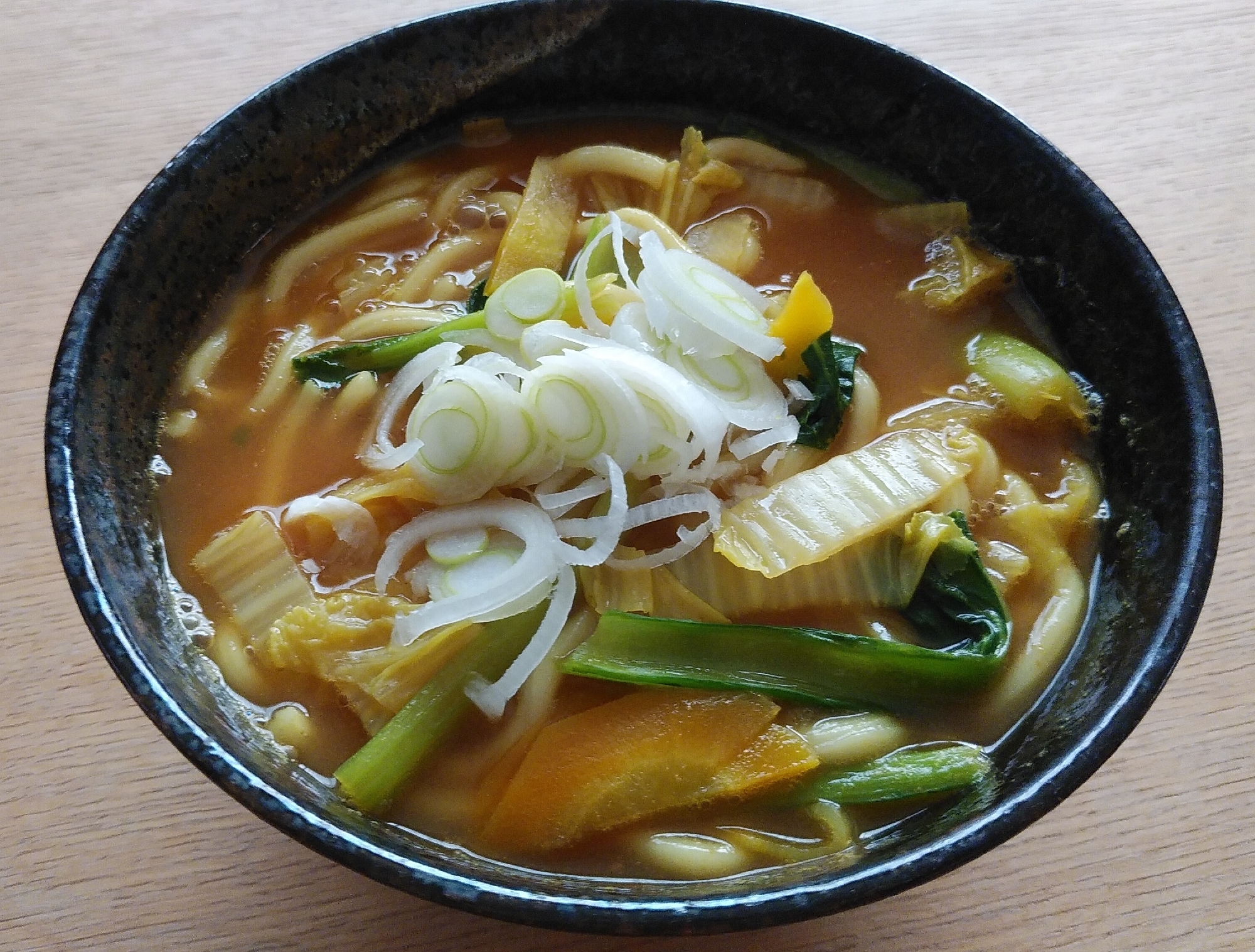 白菜人参カレーうどん