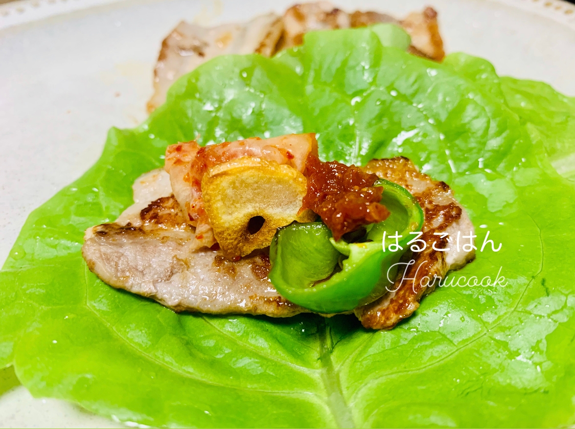 2種類のタレで!サムギョプサル◎