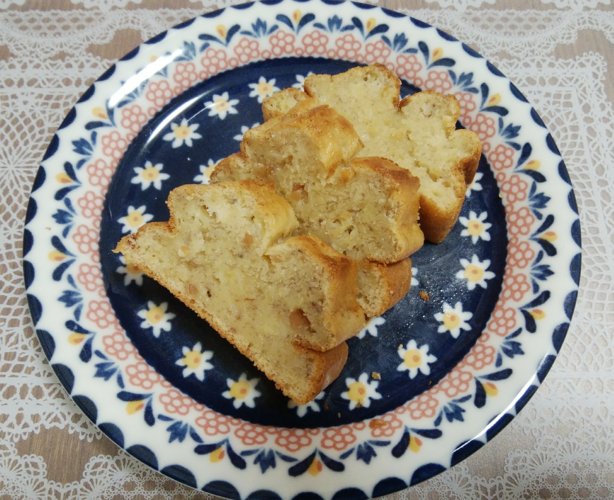 バナナケーキ(パウンドケーキ型26㎝×9㎝×7㎝)