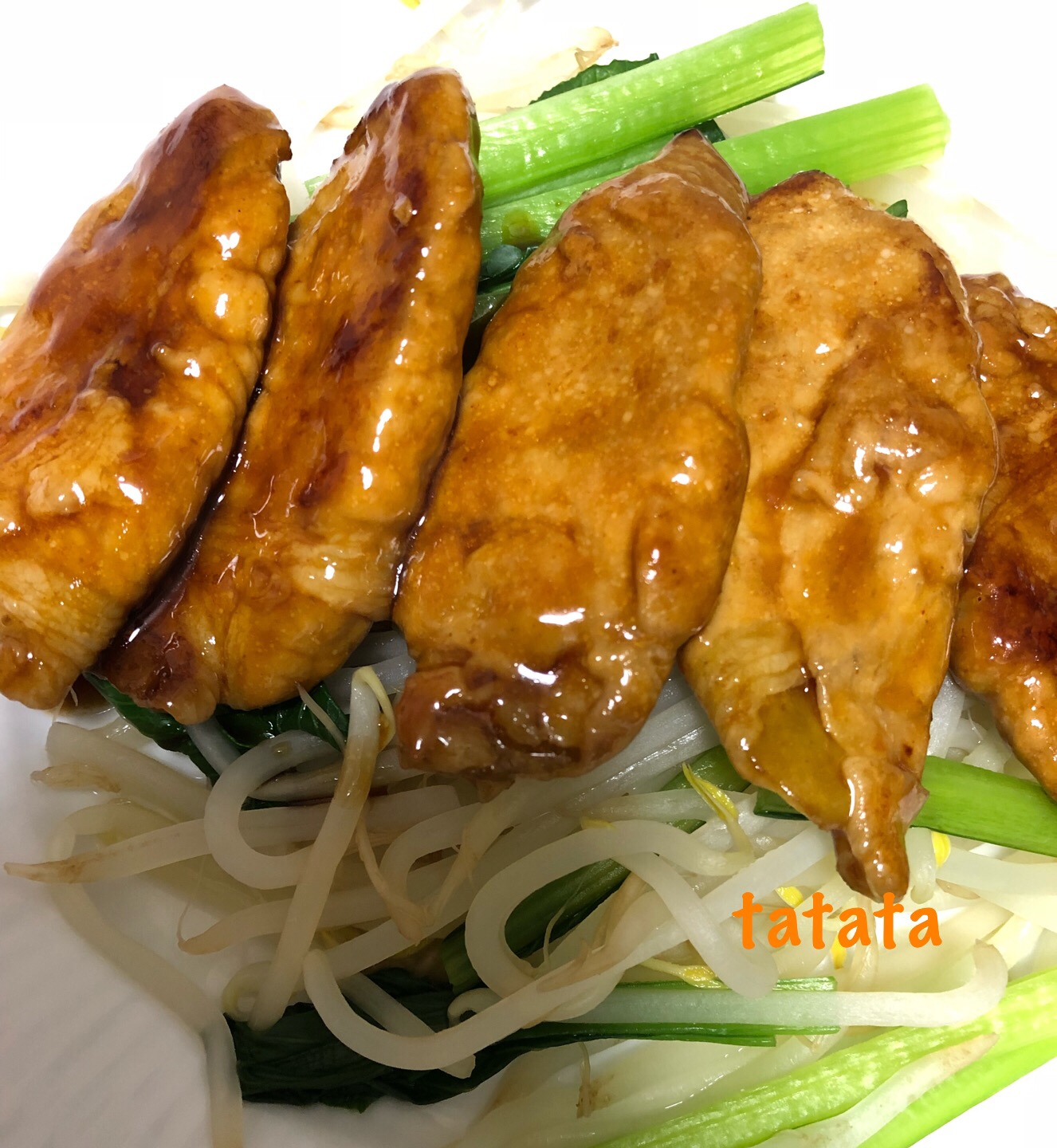 ナスの肉巻き〜照り焼きのタレで〜