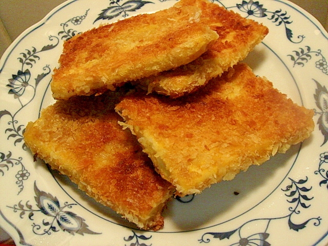 高野豆腐のカレー風味フライ