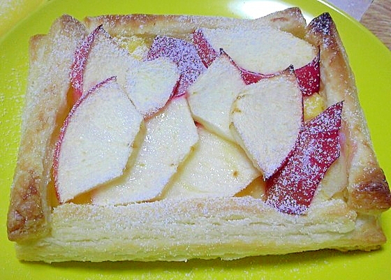 カスタードクリームのせアップルパイ レシピ 作り方 By デラみーやん 楽天レシピ