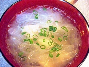 大根と春雨のスープ