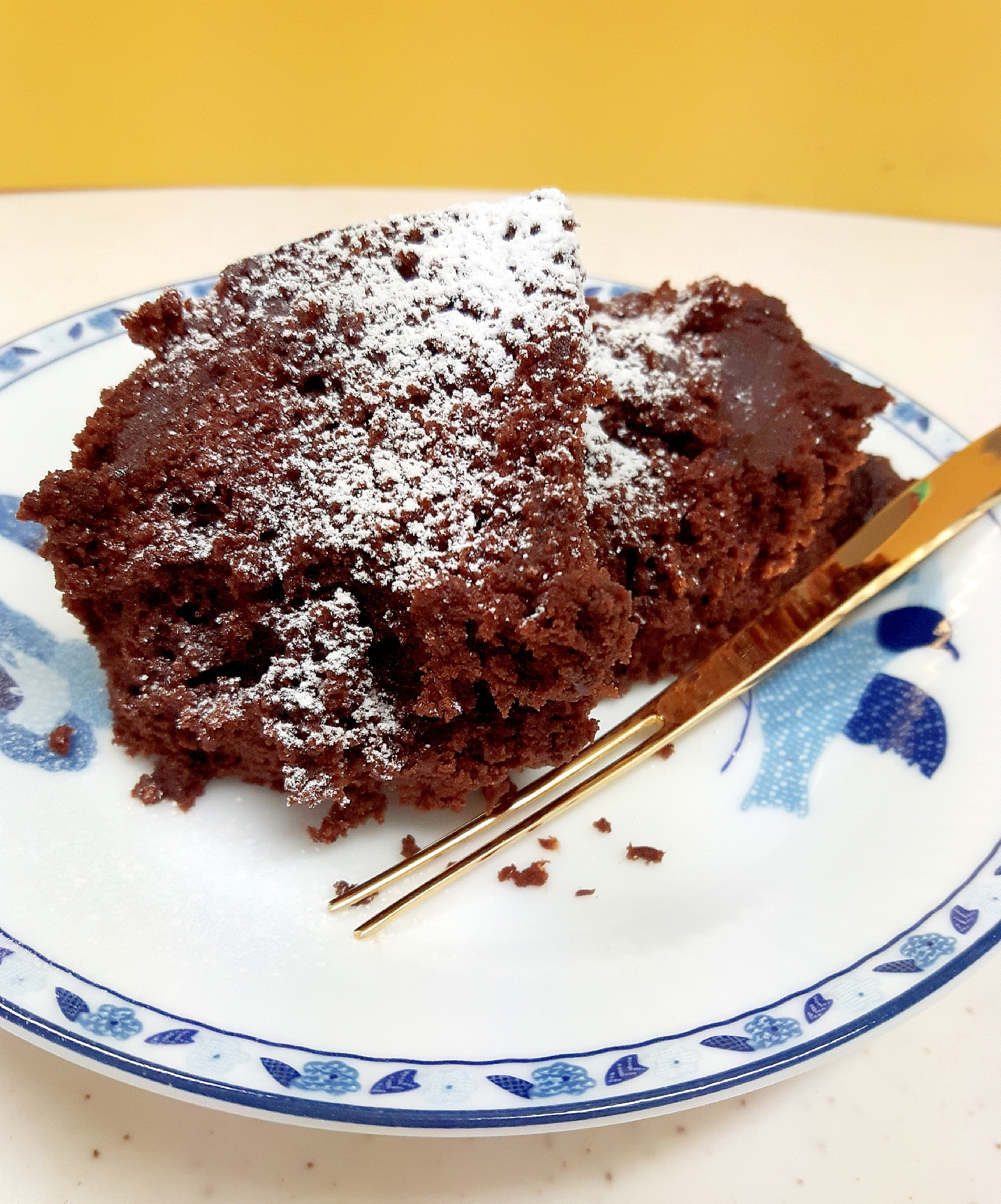 電子レンジで(^^)『ミロ』入り簡単チョコケーキ♪