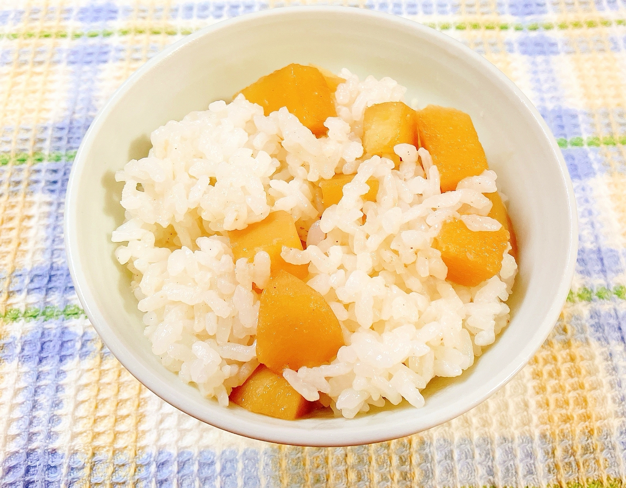 じゃがいもの煮物の混ぜご飯