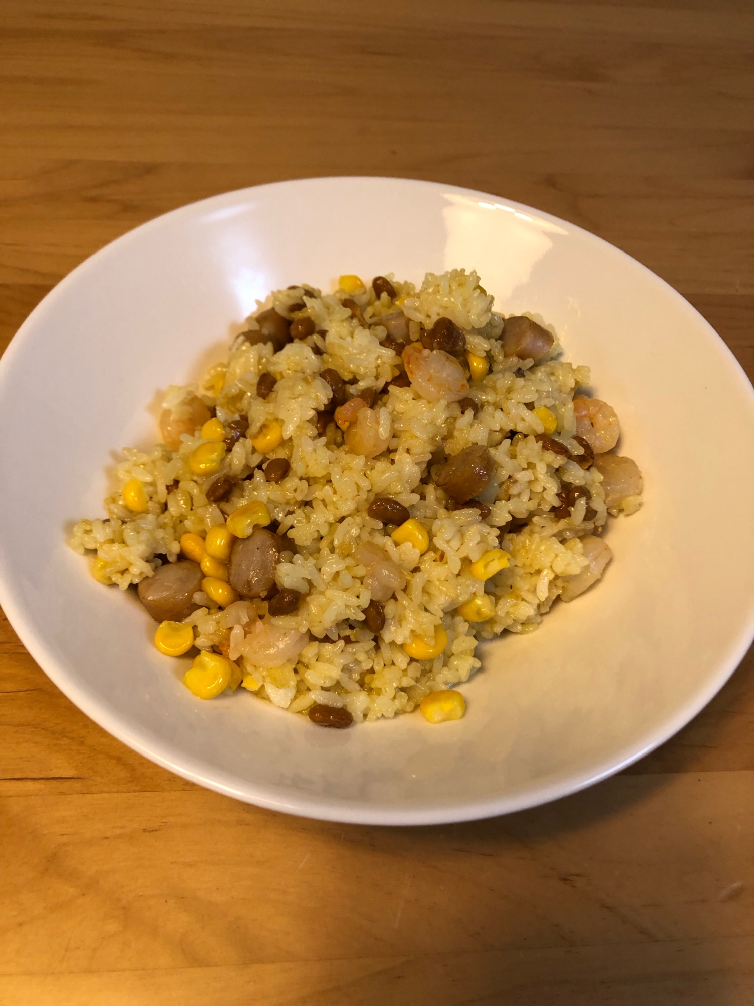 納豆嫌いのためのカレー納豆チャーハン