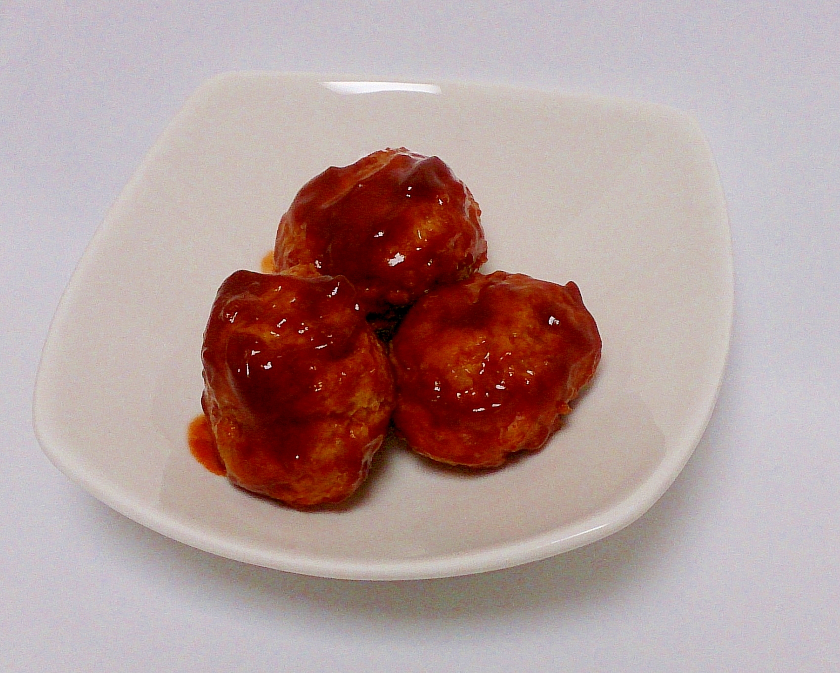 ヘルシー!ゆで肉団子の甘酢和え♪