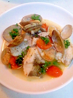 真だらとアサリのアクアパッツァ レシピ 作り方 By ジョンとポーク 楽天レシピ 真だらとアサリのアクアパッツァ レシピ 作り方 By ジョンとポーク 楽天レシピ