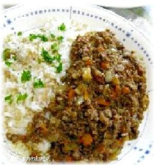 ドライカレーもレンジでスピードクッキング