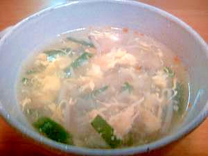 ニラ玉スープ
