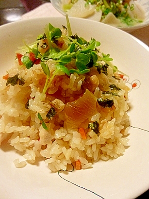 金山寺味噌で簡単♪炊き込みご飯