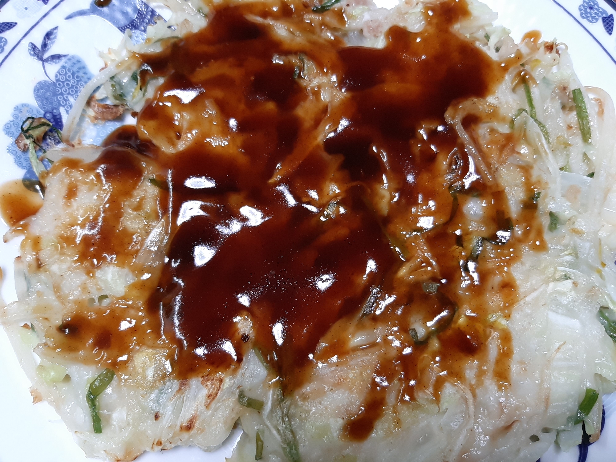 これはもはや野菜焼き？なお好み焼き！