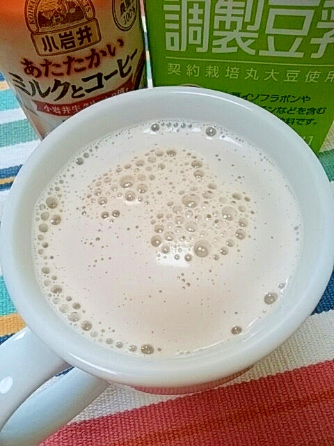 ホッと☆酒粕入りソイミルクコーヒー♪