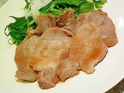 ご飯がすすむ！豚肉の生姜焼き