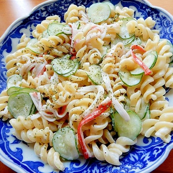 サラダとしても❤キュウリの冷やしパスタ♪(マヨ他)
