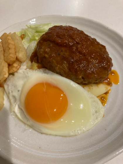 簡単＆シンプル　ロコモコ丼