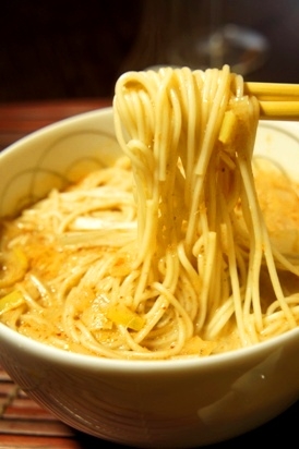 そうめんで簡単アジア麺、バリのカオソイ風素麺