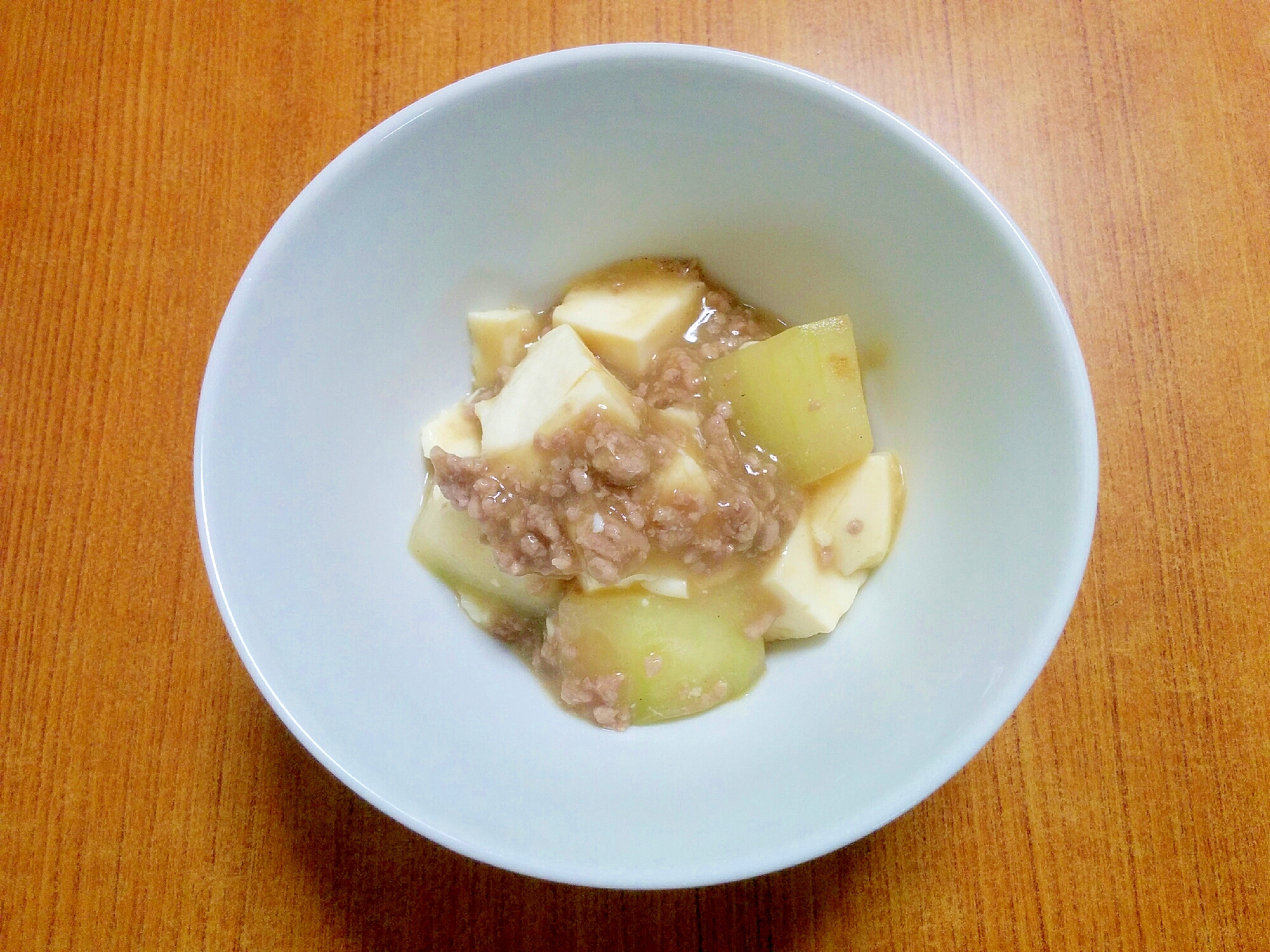 冬瓜の豆腐あんかけ