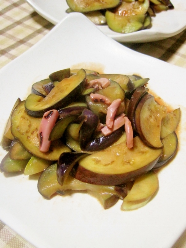 ちゃちゃっと美味い ナスのイカ塩辛炒め レシピ 作り方 By yamat 楽天レシピ